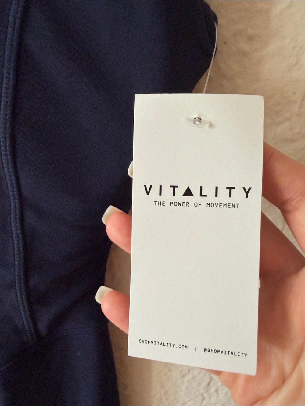 Vitality Cloud ll Jumpsuit Size S Oxford Navy Blue V-Neck Contouring Snatched - Picture 8 of 12